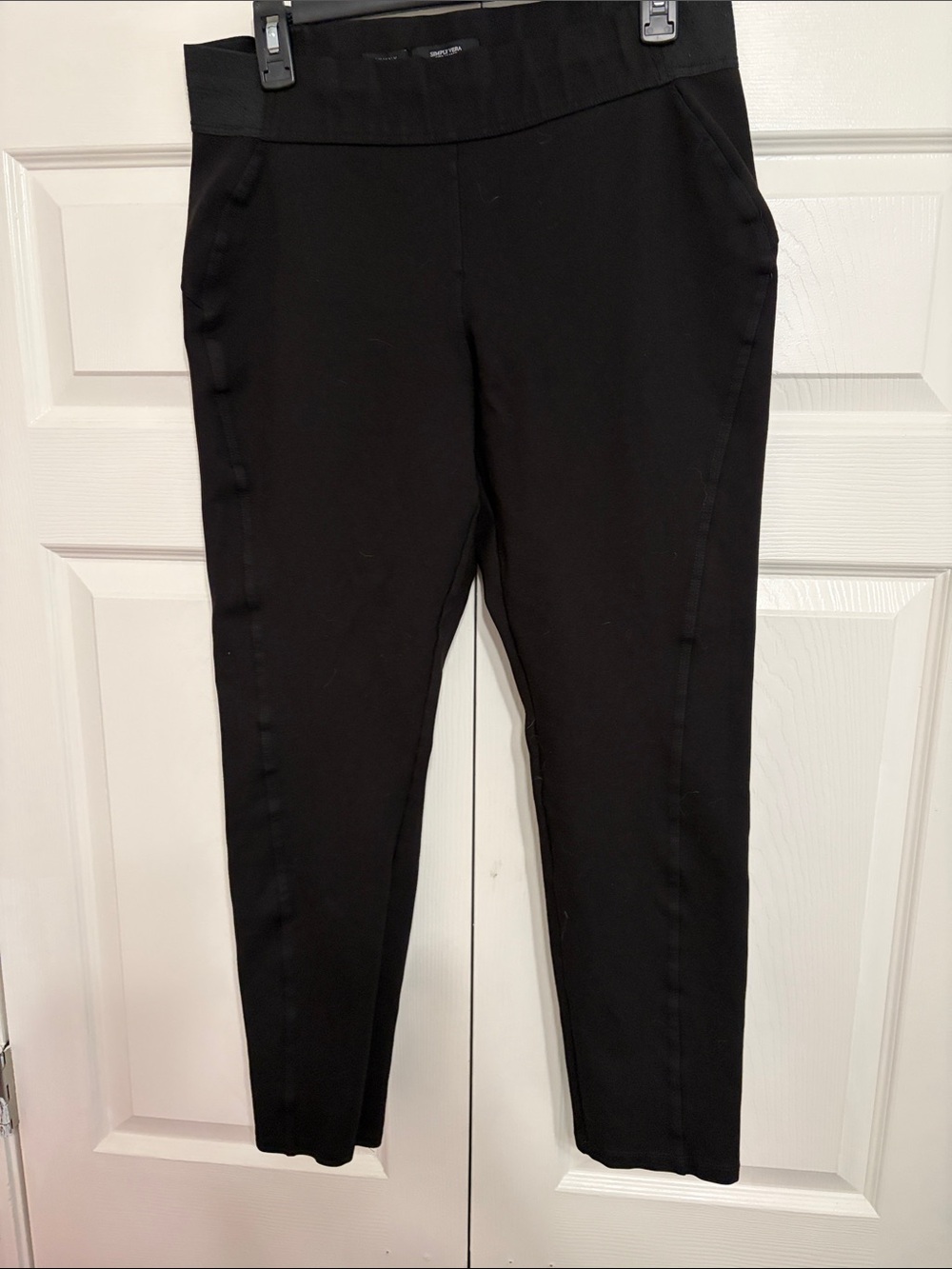 Simply Vera Vera Wang Black Skinny Ponte Pants